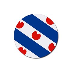 Frisian Flag Rubber Round Coaster (4 Pack) by tony4urban