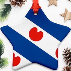 Frisian Flag Star Ornament (two Sides)