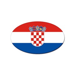 Croatia Sticker Oval (10 Pack)