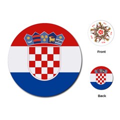 Croatia Playing Cards Single Design (round)