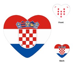 Croatia Playing Cards Single Design (heart)