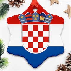 Croatia Ornament (snowflake)