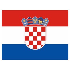 Croatia One Side Premium Plush Fleece Blanket (extra Small) by tony4urban