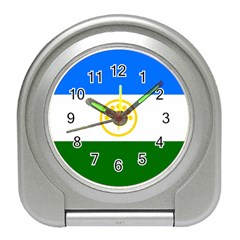 Bashkortostan Flag Travel Alarm Clock by tony4urban