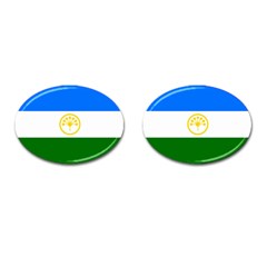 Bashkortostan Flag Cufflinks (oval)