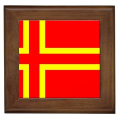 Normandy Flag Framed Tile