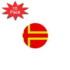 Normandy Flag 1  Mini Buttons (10 pack) 