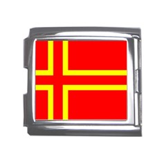 Normandy Flag Mega Link Italian Charm (18mm) by tony4urban