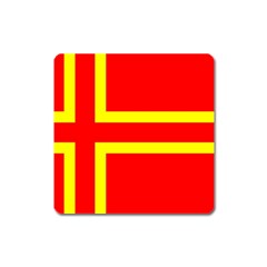 Normandy Flag Square Magnet