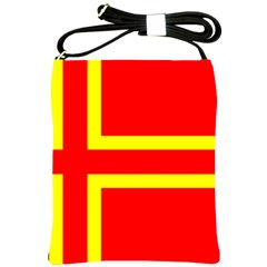 Normandy Flag Shoulder Sling Bag by tony4urban