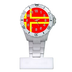 Normandy Flag Plastic Nurses Watch