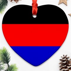 East Frisia Flag Ornament (heart)