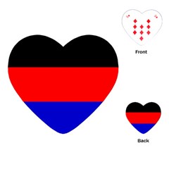 East Frisia Flag Playing Cards Single Design (heart)