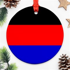 East Frisia Flag Round Ornament (two Sides)