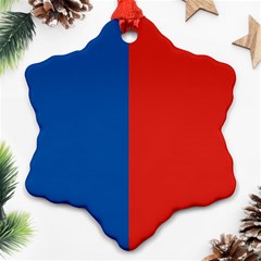 Paris Snowflake Ornament (two Sides)