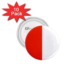 Derry Flag 1.75  Buttons (10 pack) Front