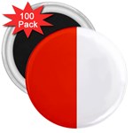 Derry Flag 3  Magnets (100 pack) Front