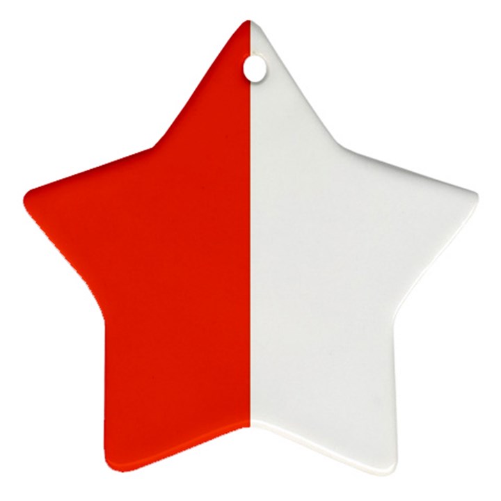 Derry Flag Star Ornament (Two Sides)