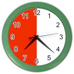 Derry Flag Color Wall Clock Front