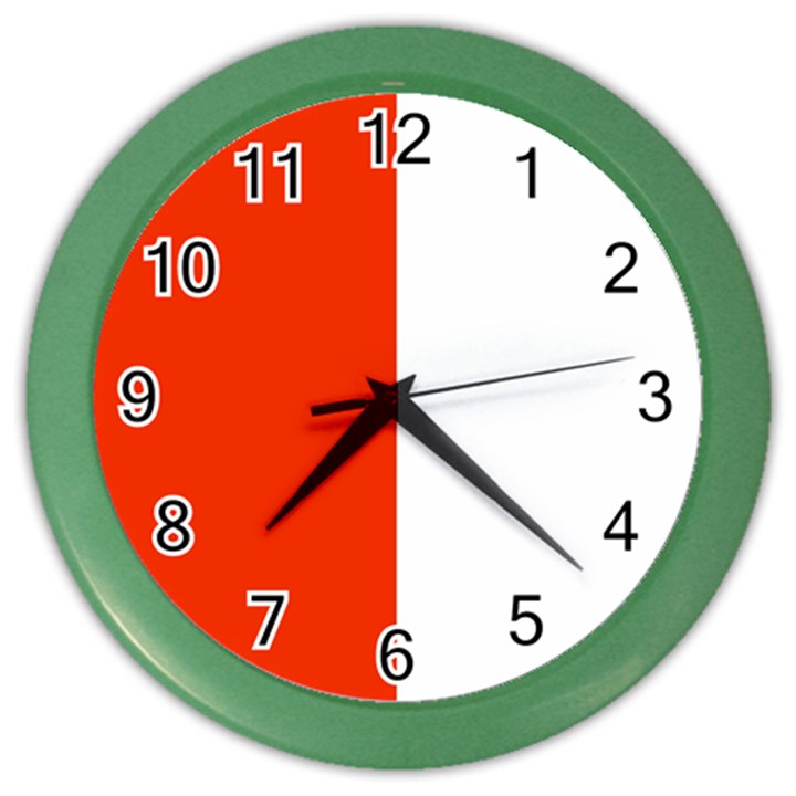 Derry Flag Color Wall Clock