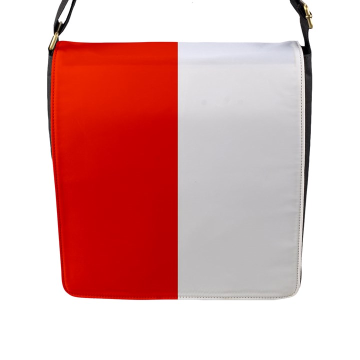 Derry Flag Flap Closure Messenger Bag (L)