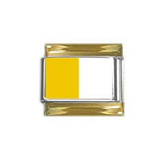 Antrim Flag Gold Trim Italian Charm (9mm)