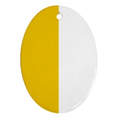 Antrim Flag Oval Ornament (two Sides) by tony4urban