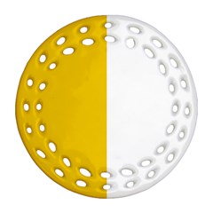 Antrim Flag Ornament (round Filigree) by tony4urban