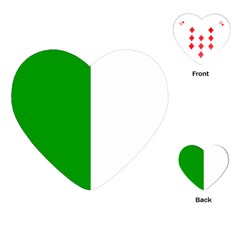 Fermanagh Flag Playing Cards Single Design (heart)