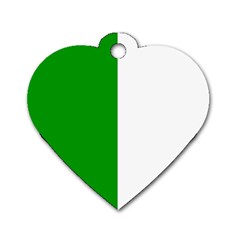 Fermanagh Flag Dog Tag Heart (one Side) by tony4urban