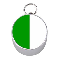 Fermanagh Flag Mini Silver Compasses