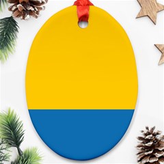 Opolskie Flag Ornament (oval)