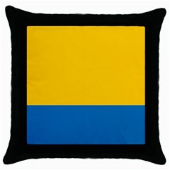 Opolskie Flag Throw Pillow Case (black) by tony4urban