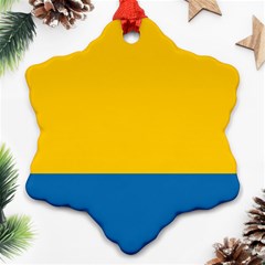 Opolskie Flag Ornament (snowflake)