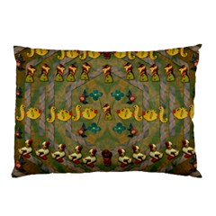 Fishes Admires All Freedom In The World And Feelings Of Security Pillow Case by pepitasart