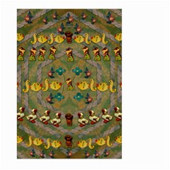 Fishes Admires All Freedom In The World And Feelings Of Security Large Garden Flag (two Sides) by pepitasart