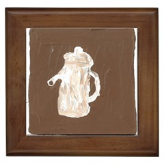 Tea Pot Framed Ceramic Tile by arash1