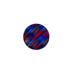 Striped Colorful Abstract Pattern 1  Mini Buttons Front