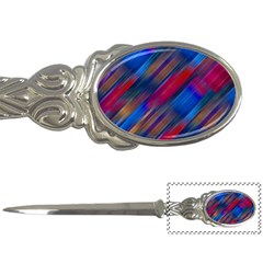 Striped Colorful Abstract Pattern Letter Opener by dflcprintsclothing