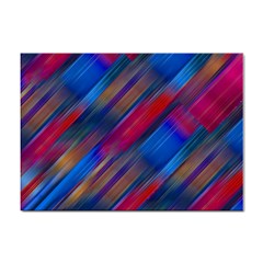 Striped Colorful Abstract Pattern Sticker A4 (100 Pack) by dflcprintsclothing