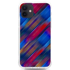 Striped Colorful Abstract Pattern Iphone 12/12 Pro Tpu Uv Print Case by dflcprintsclothing