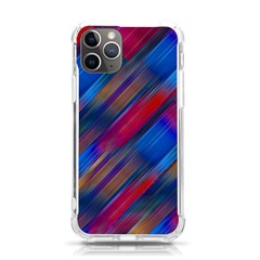 Striped Colorful Abstract Pattern Iphone 11 Pro 5 8 Inch Tpu Uv Print Case by dflcprintsclothing