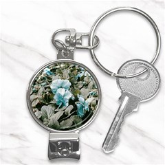 Flowers And Leaves Colored Scene Nail Clippers Key Chain by dflcprintsclothing