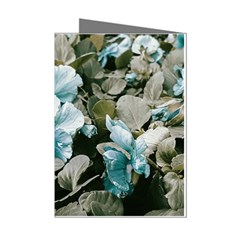 Flowers And Leaves Colored Scene Mini Greeting Cards (pkg Of 8) by dflcprintsclothing