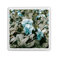 Flowers And Leaves Colored Scene Memory Card Reader (square) by dflcprintsclothing