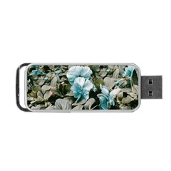 Flowers And Leaves Colored Scene Portable Usb Flash (two Sides) by dflcprintsclothing