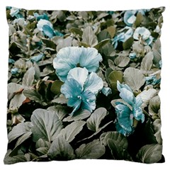 Flowers And Leaves Colored Scene Standard Premium Plush Fleece Cushion Case (one Side) by dflcprintsclothing