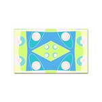 Bohemian Chintz 20 - Pastel Green Blue Pink Sticker Rectangular (100 pack) Front