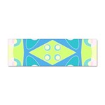 Bohemian Chintz 20 - Pastel Green Blue Pink Sticker Bumper (10 pack) Front