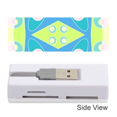 Bohemian Chintz 20 - Pastel Green Blue Pink Memory Card Reader (stick) by Mazipoodles